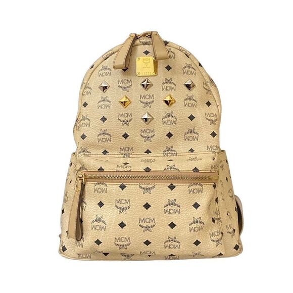 MCM Stark Visetos Large Front-Stud Backpack  main image 12